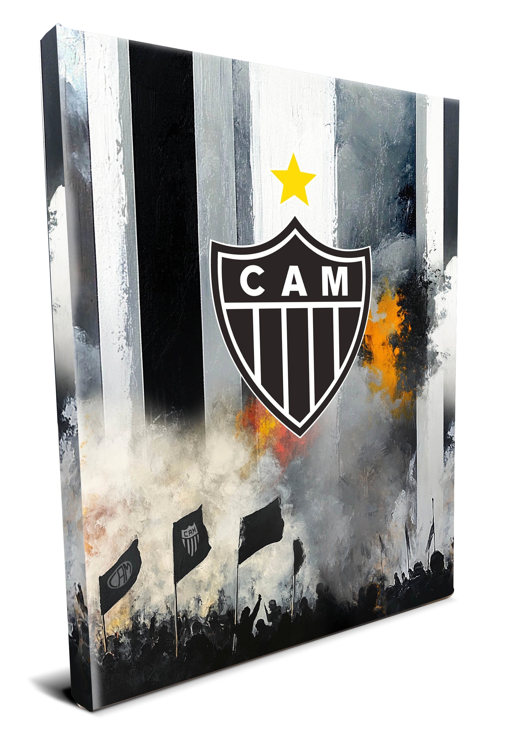 Telas Fine Art Print | Torcida 20x25 - Oficial Atlético Mineiro.
