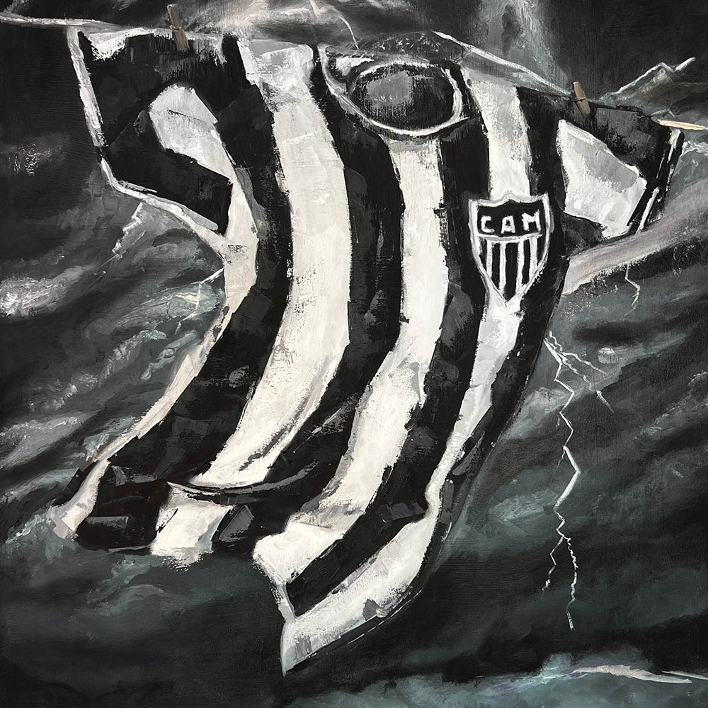 Obras em madeira - Quadro Contra o Vento