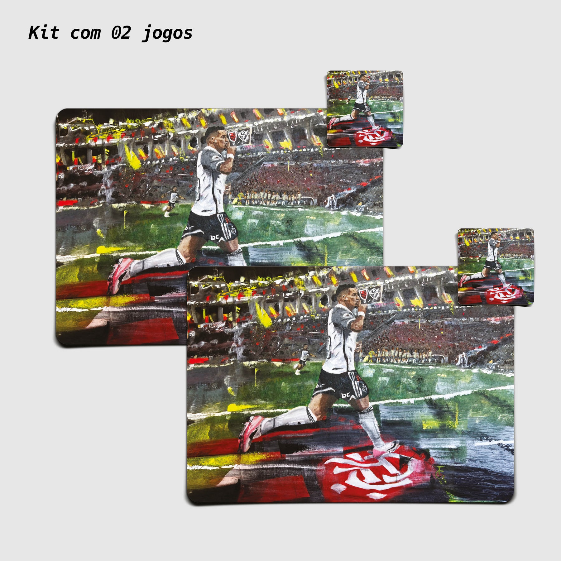 Kit Jogo Americano e Porta Copos | Massacre