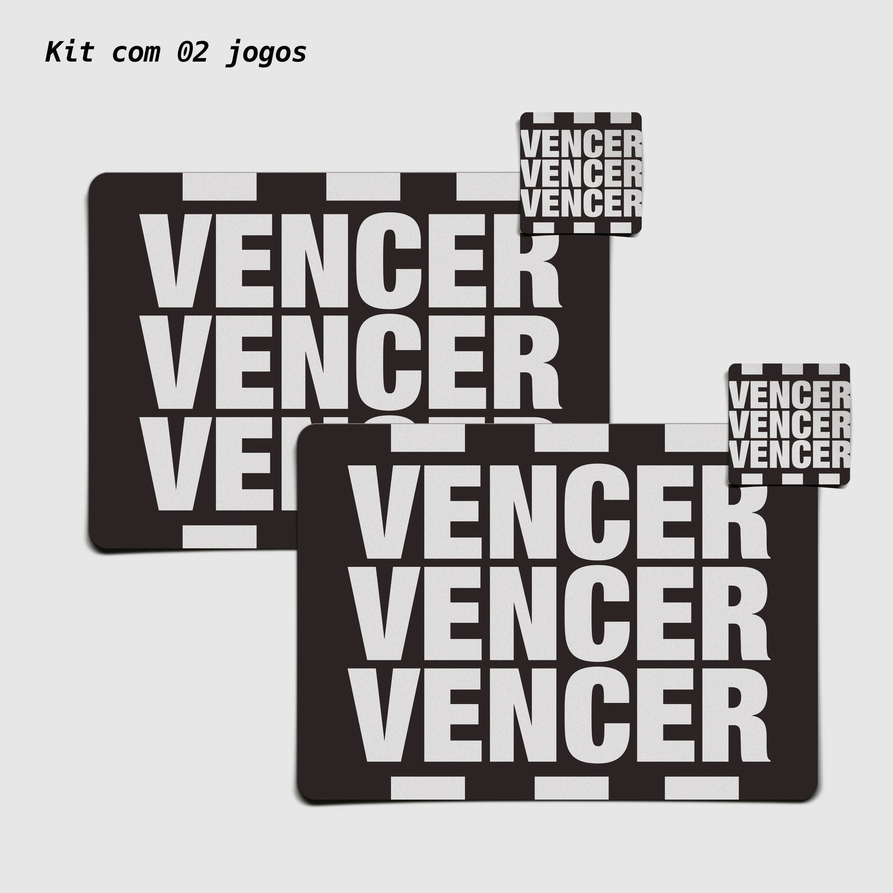 Kit Jogo Americano e Porta Copos | Vencer Vencer - Oficial Atlético Mineiro