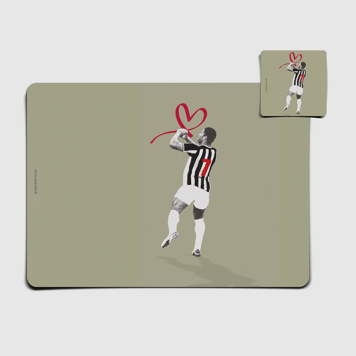 Kit Jogo Americano | Hulk – Paixão Alvinegra - Linha André Fidusi