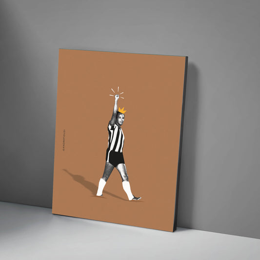 Quadro Decorativo Madeira | Rei - A Majestade de Reinaldo