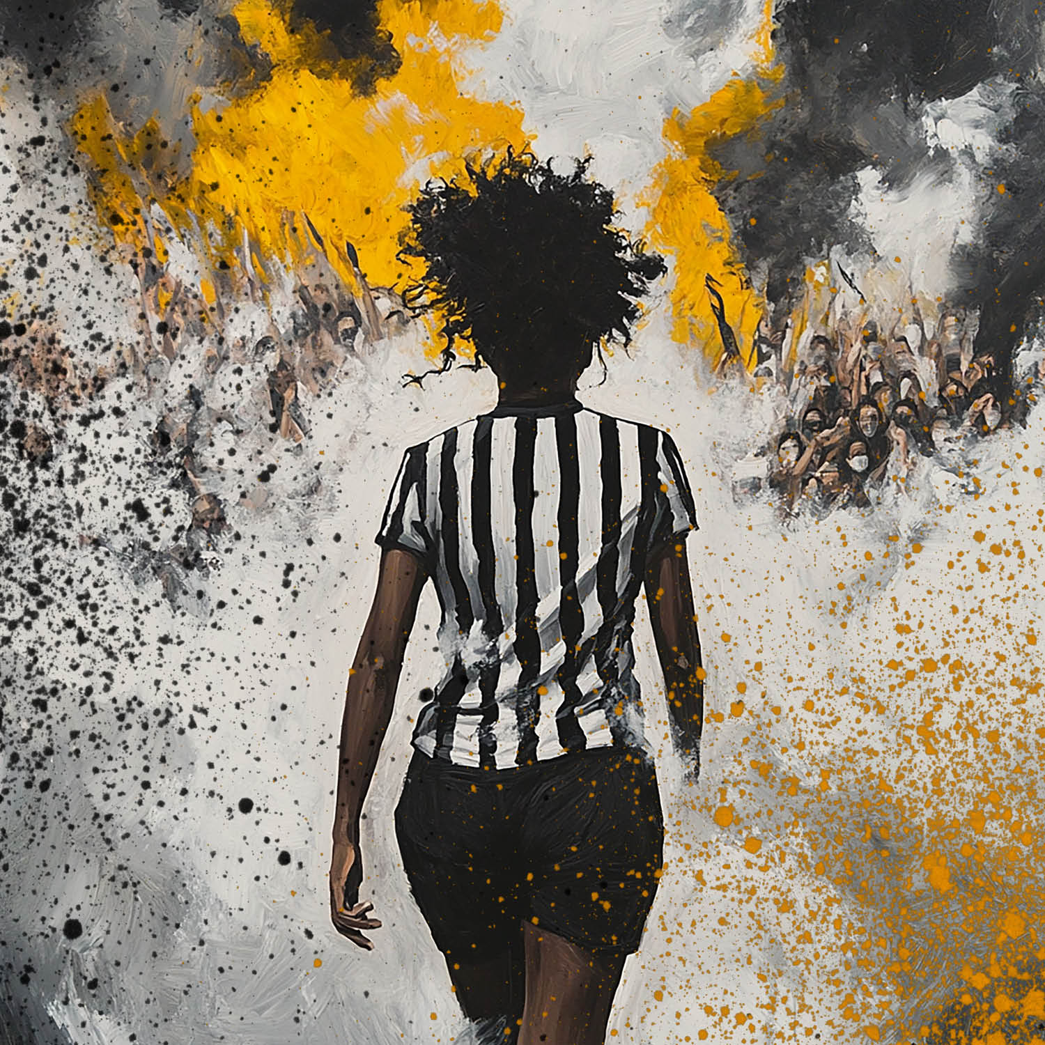 Fine Art Print | O Galo Nunca Luta Sozinho - Guerreira
