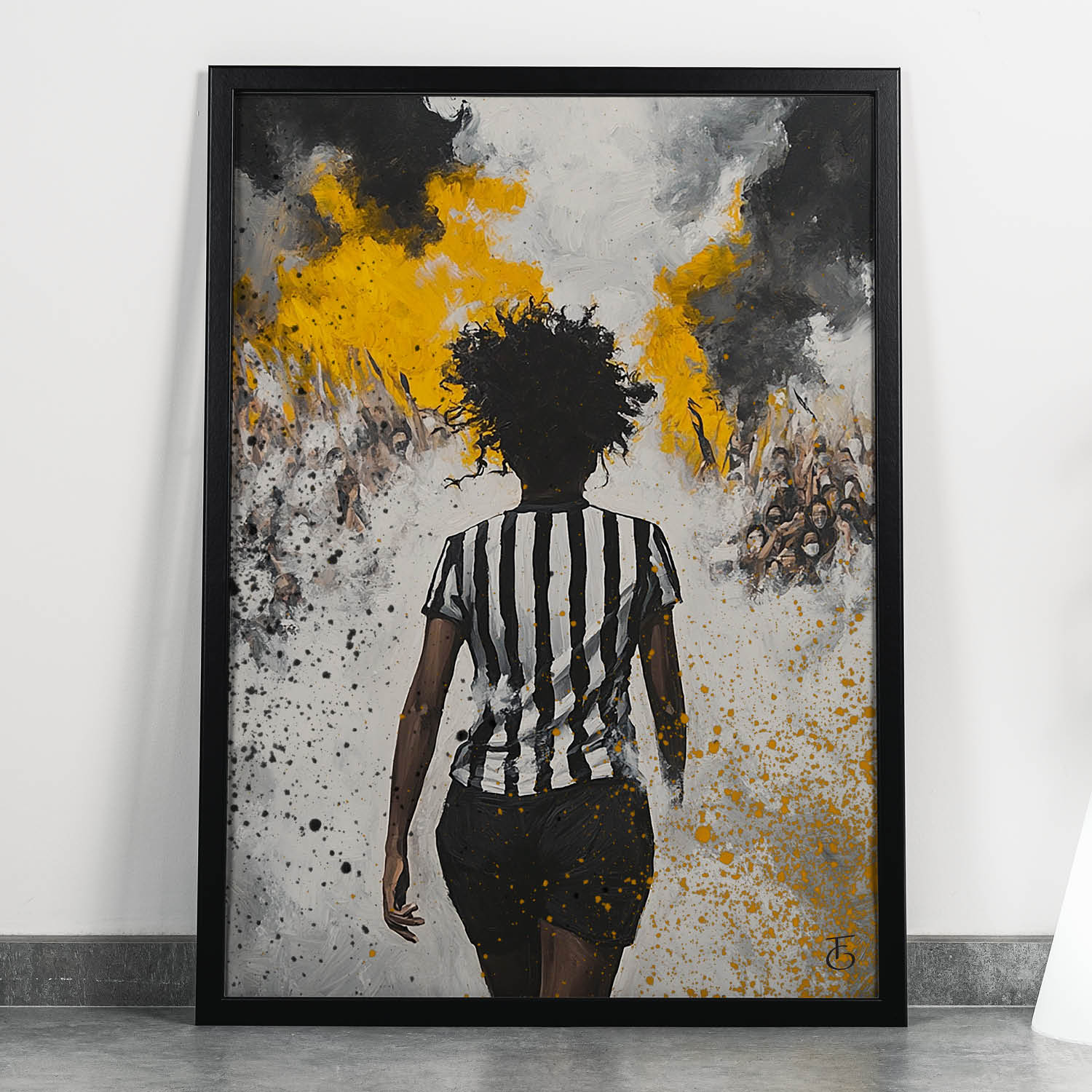 Fine Art Print | O Galo Nunca Luta Sozinho - Guerreira
