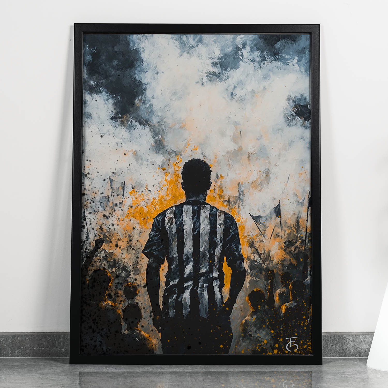 Fine Art Print - O Galo Nunca Luta Sozinho - Guerreiro