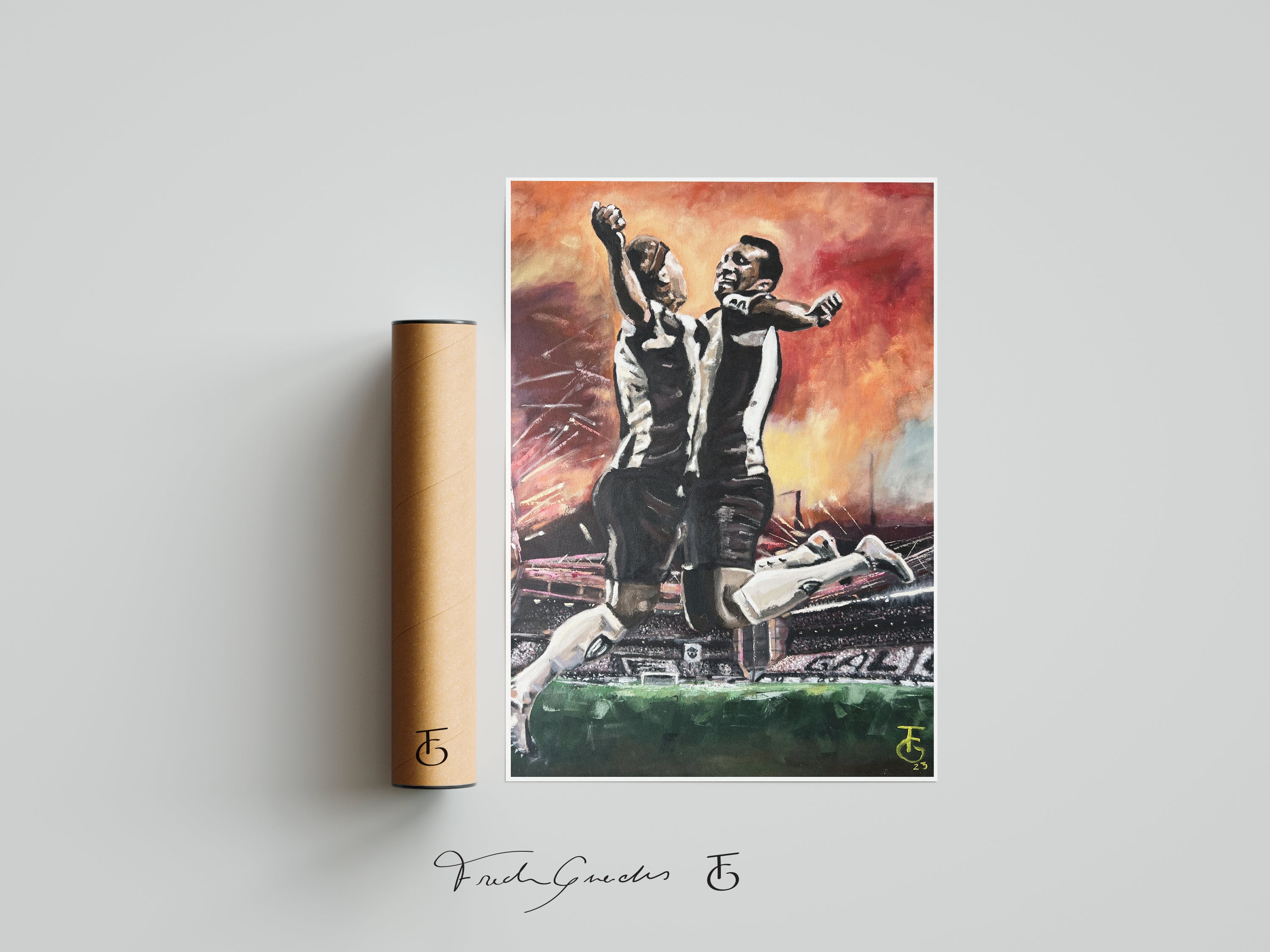 Fine Art Print Numerada - O Salto que ficou na história