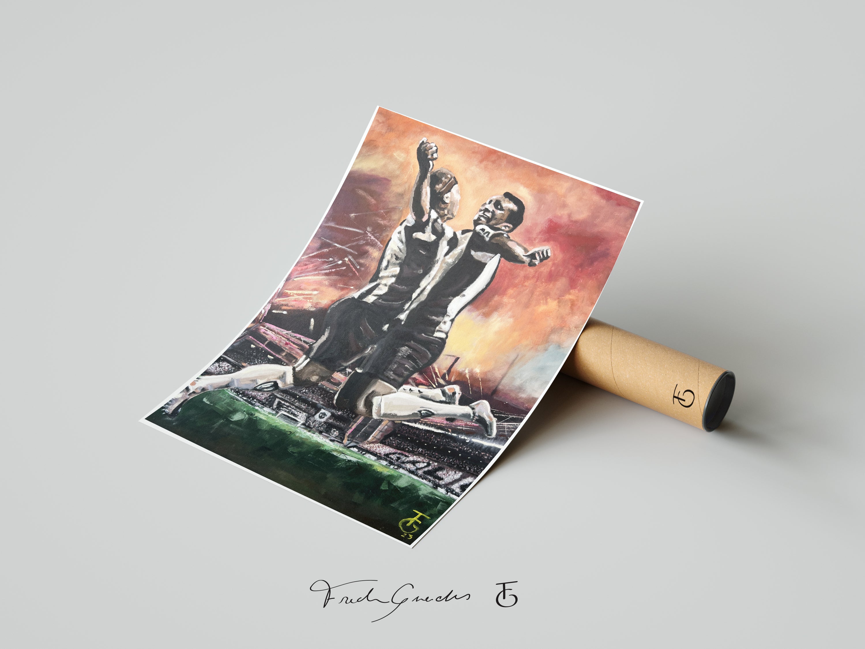 Fine Art Print Numerada - O Salto que ficou na história