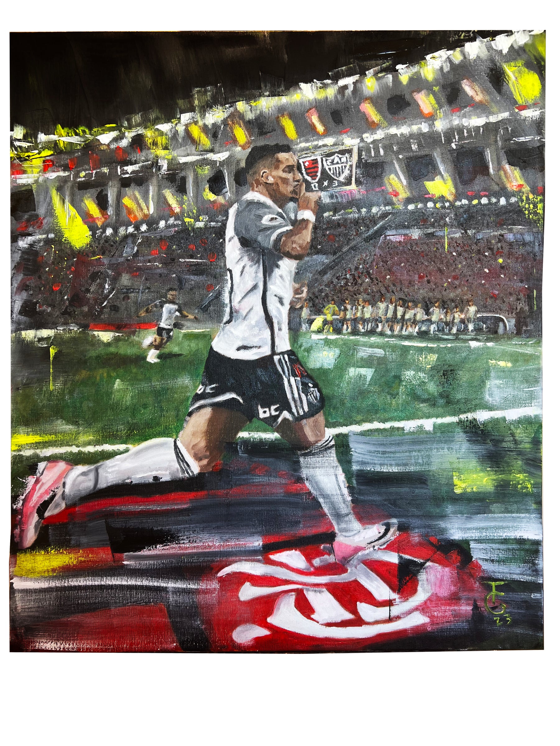 Obras em madeira - Quadro Massacre