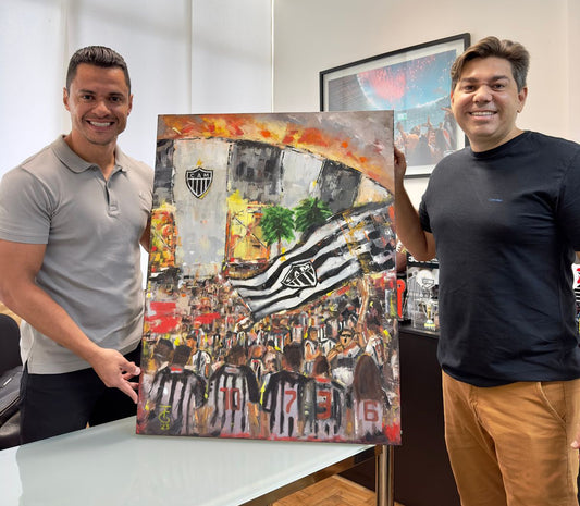 Quadro Decorativo Madeira | Arena do Galo