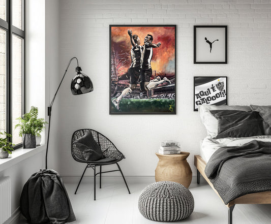Que tipo de quadro colocar no quarto do filho apaixonado pelo Galo?