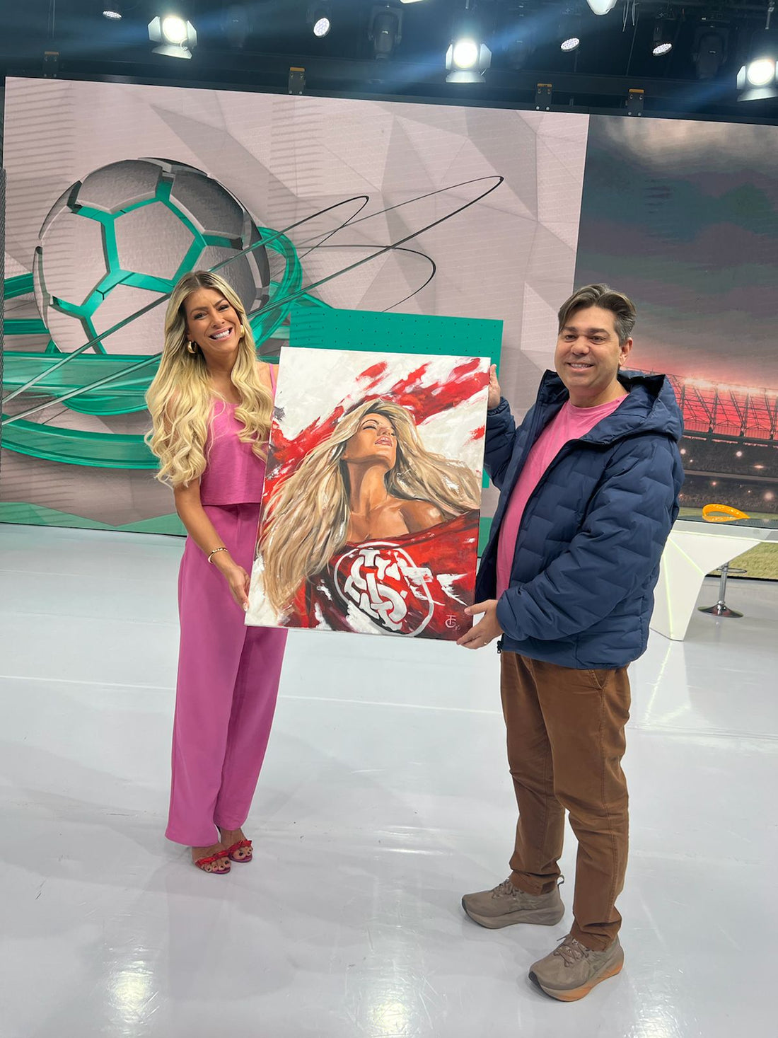 Um presente especial para Renata Fan: a paixão pelo Colorado em arte