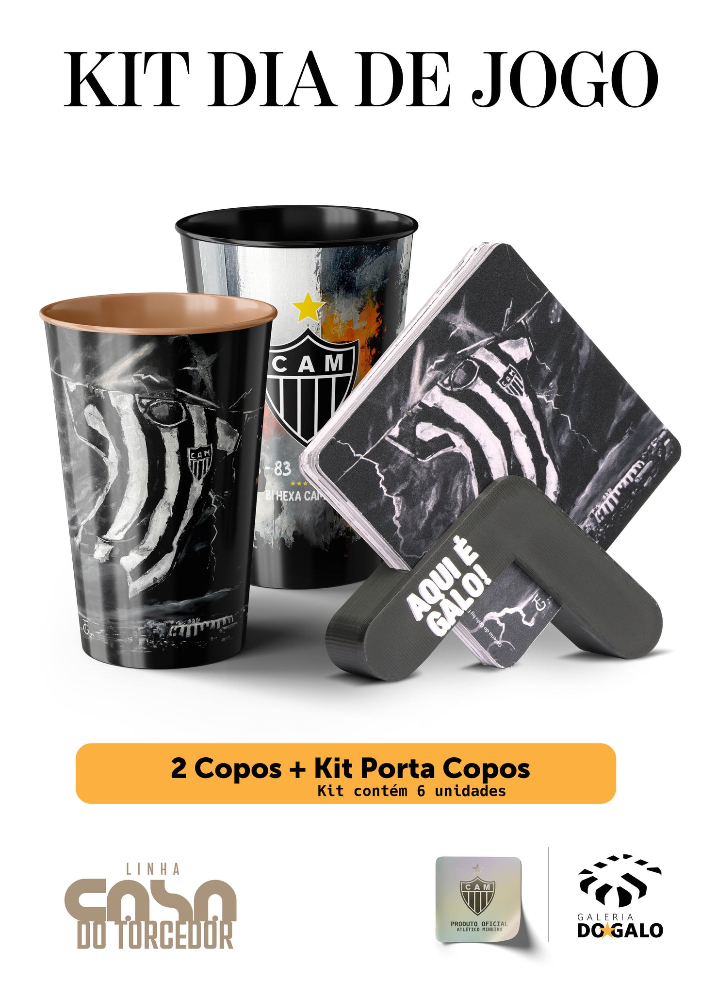 Kit Dia de Jogo - Oficial Atlético Mineiro