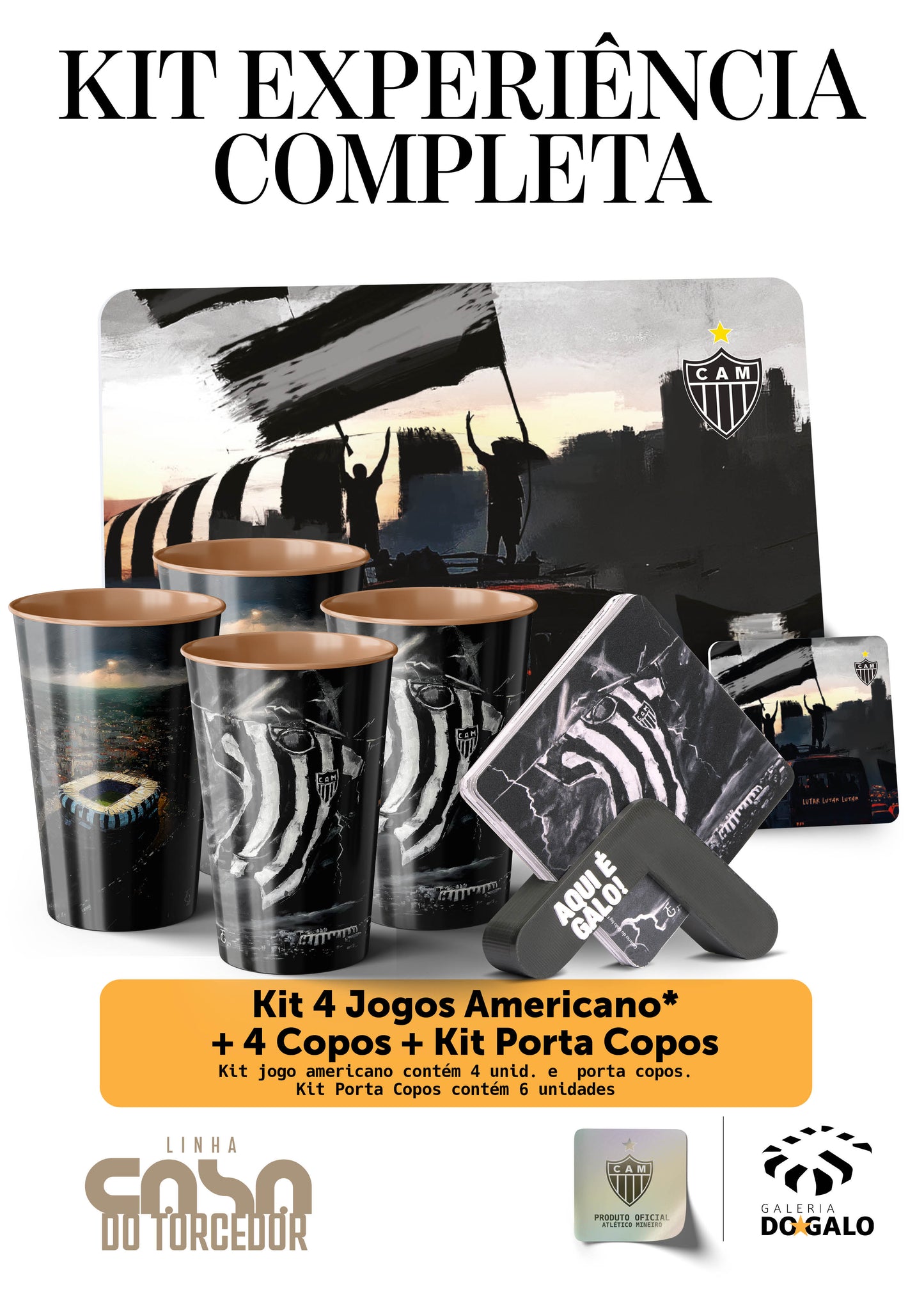 Kit Experiência Completa - Oficial Atlético Mineiro