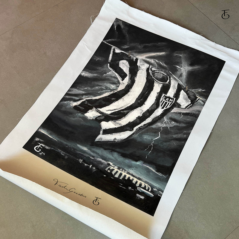 Fine Art Print Numerada -  Quadro Contra o Vento