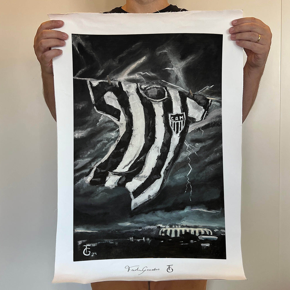 Fine Art Print Numerada -  Quadro Contra o Vento