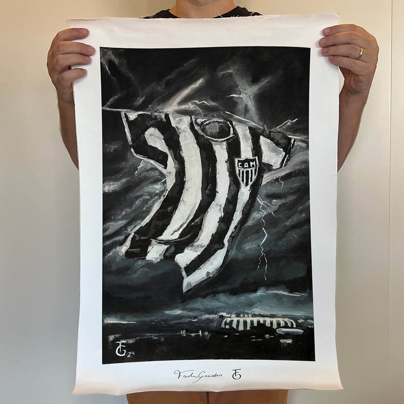 Fine Art Print Numerada -  Quadro Contra o Vento