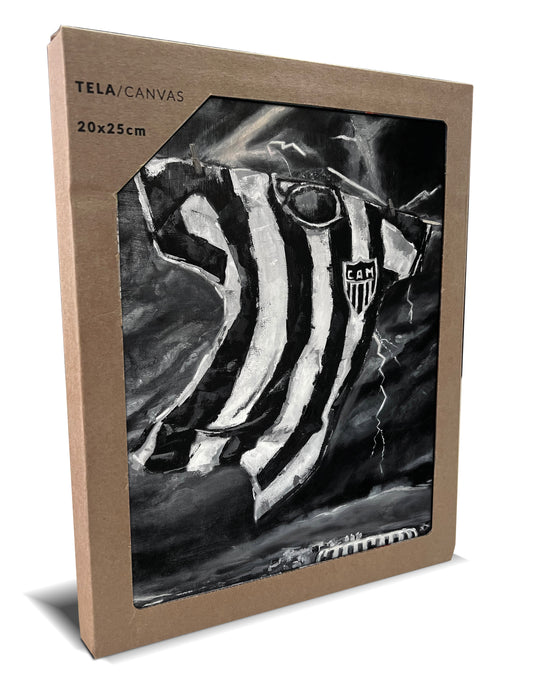 Quadro Decorativo Canvas | Contra o Vento - Oficial Atlético Mineiro.