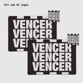 Kit Jogo Americano e Porta Copos | Vencer Vencer - Oficial Atlético Mineiro
