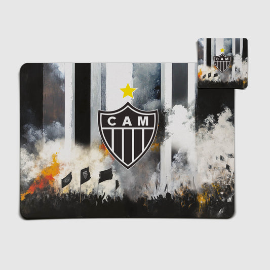 Kit Jogo Americano e Porta Copos | Torcida - Oficial Atlético Mineiro.