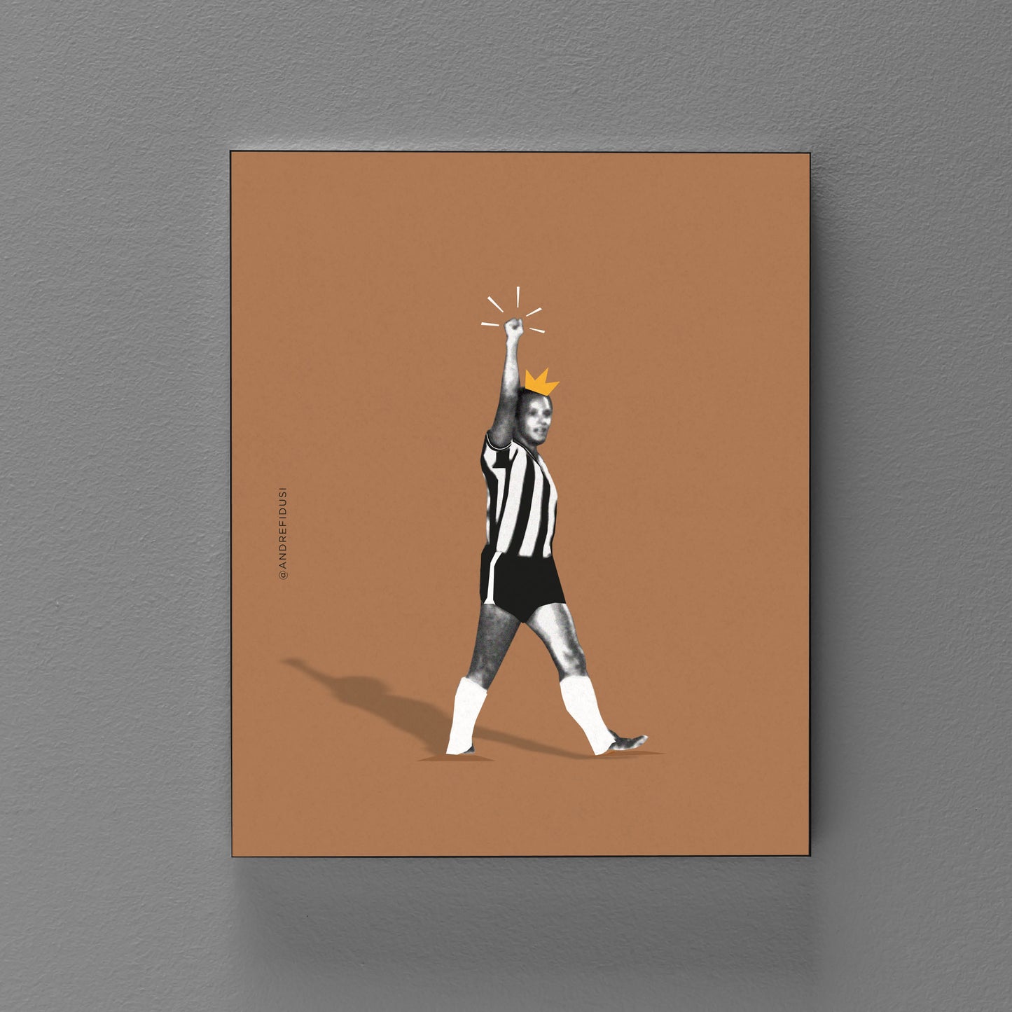 Quadro Decorativo Madeira | Rei - A Majestade de Reinaldo