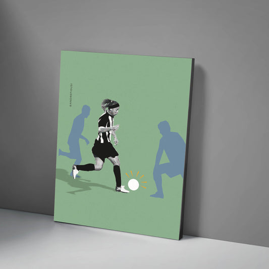 Quadro Decorativo Madeira | Bruxo - Magia nos pés