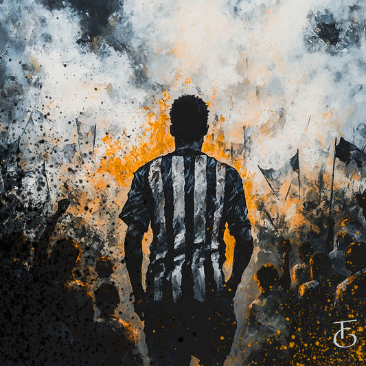 Quadro decorativo Canvas | O Galo Nunca Luta Sozinho - Guerreiro