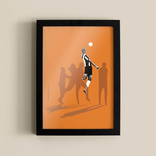 Poster decorativo | Leo Silva – Na cabeça da vitória