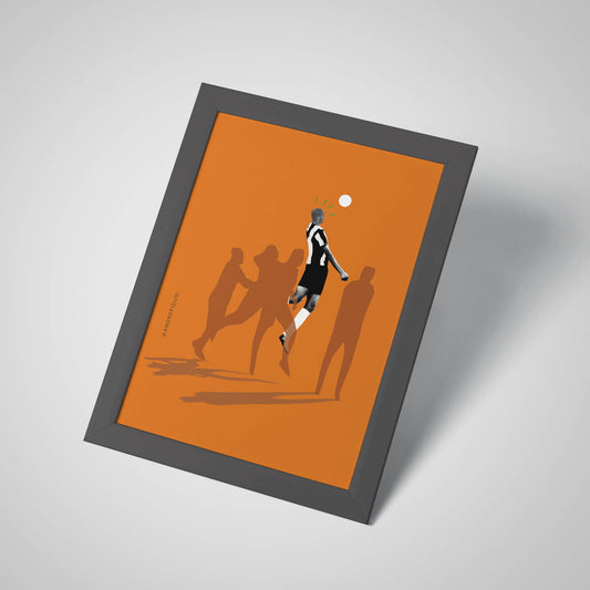 Poster decorativo | Leo Silva – Na cabeça da vitória