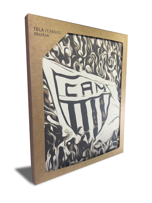 Quadro decorativo em Canvas | Bandeira - Atlético Mineiro