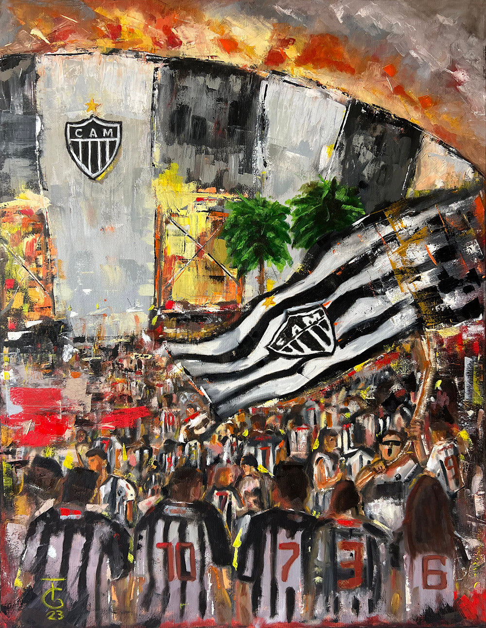 Quadro Decorativo Madeira | Arena do Galo