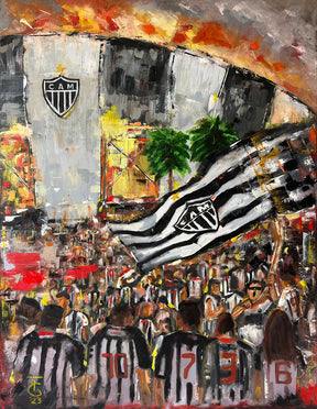 Obras em madeira -  Arena do Galo