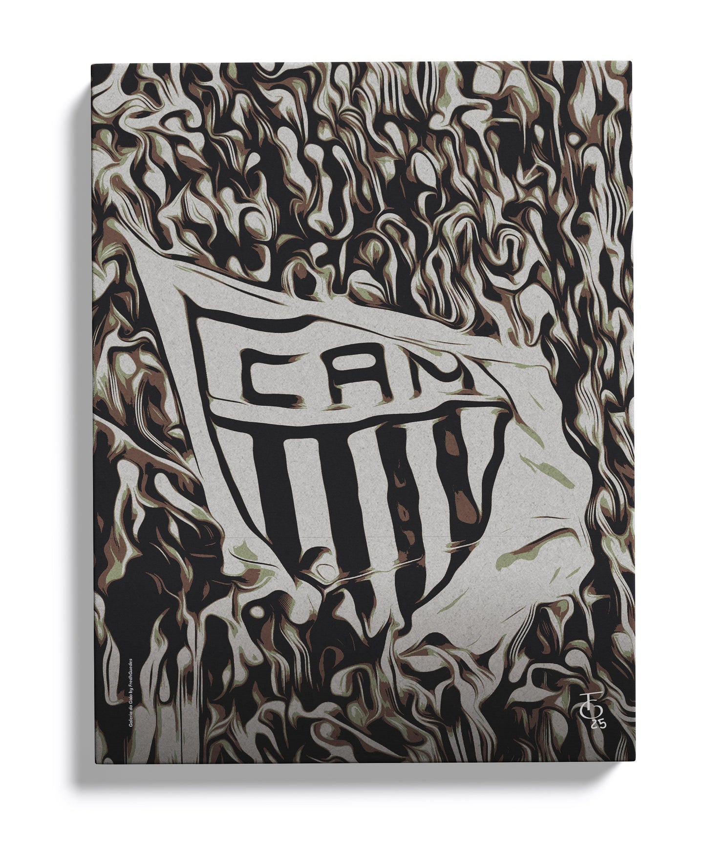 Quadro decorativo em Canvas | Bandeira - Atlético Mineiro