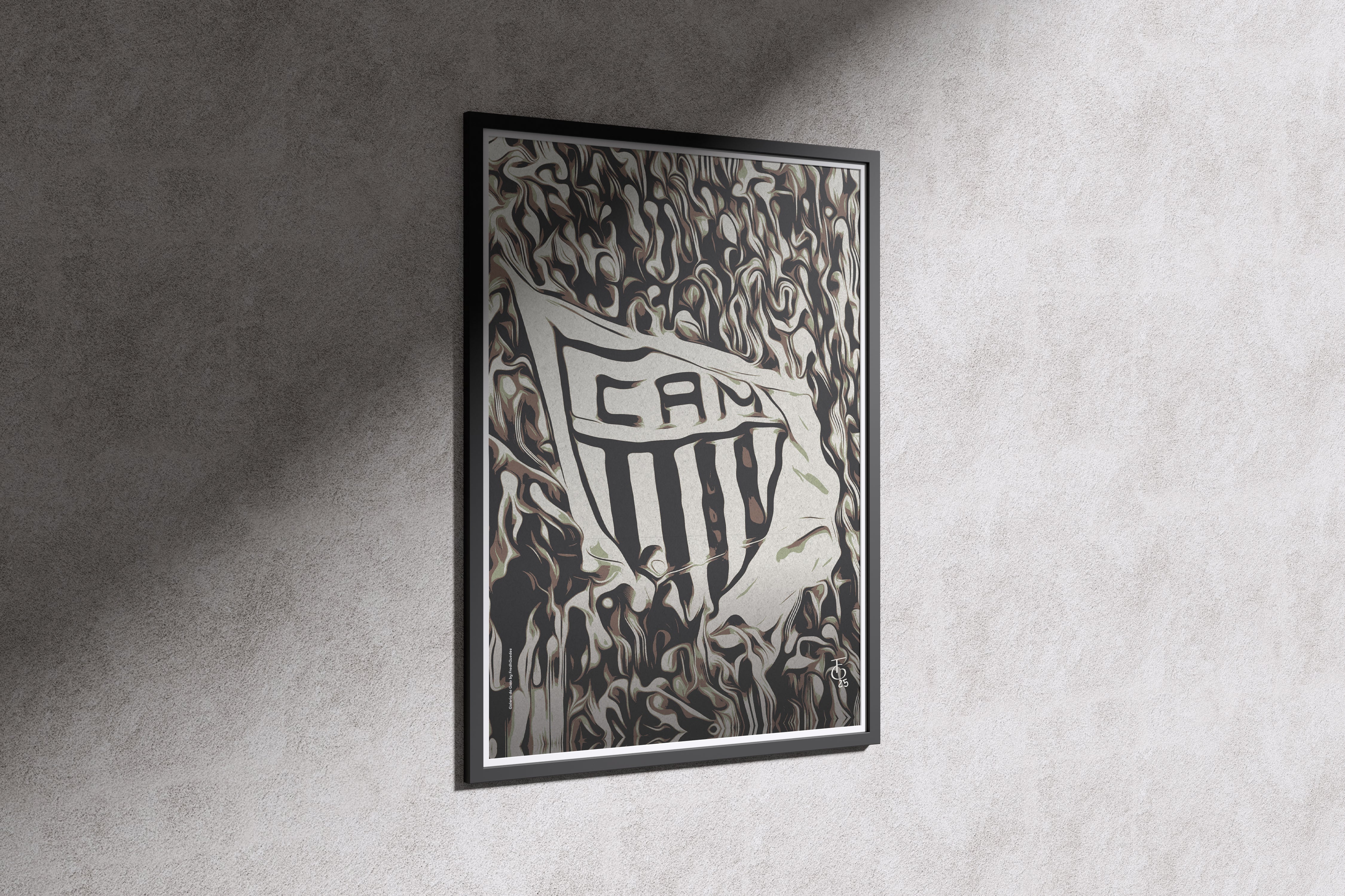 Quadro decorativo em Canvas | Bandeira - Atlético Mineiro