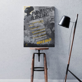 COMPRE Fine Art Print  -  Manifesto Alvinegro e GANHE 4 Porta Copos