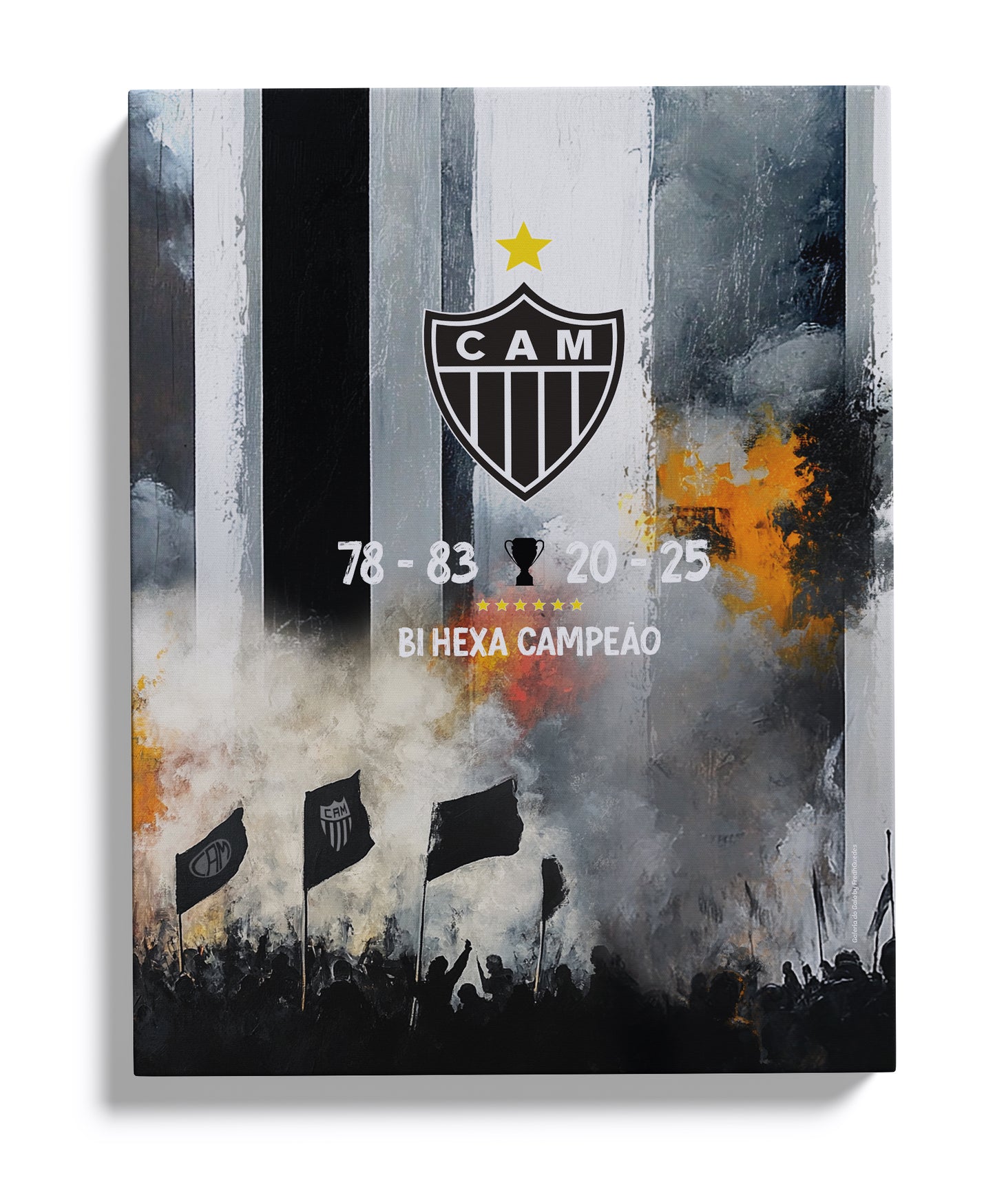 Quadro decorativo Canvas | Torcida - Oficial Atlético Mineiro.