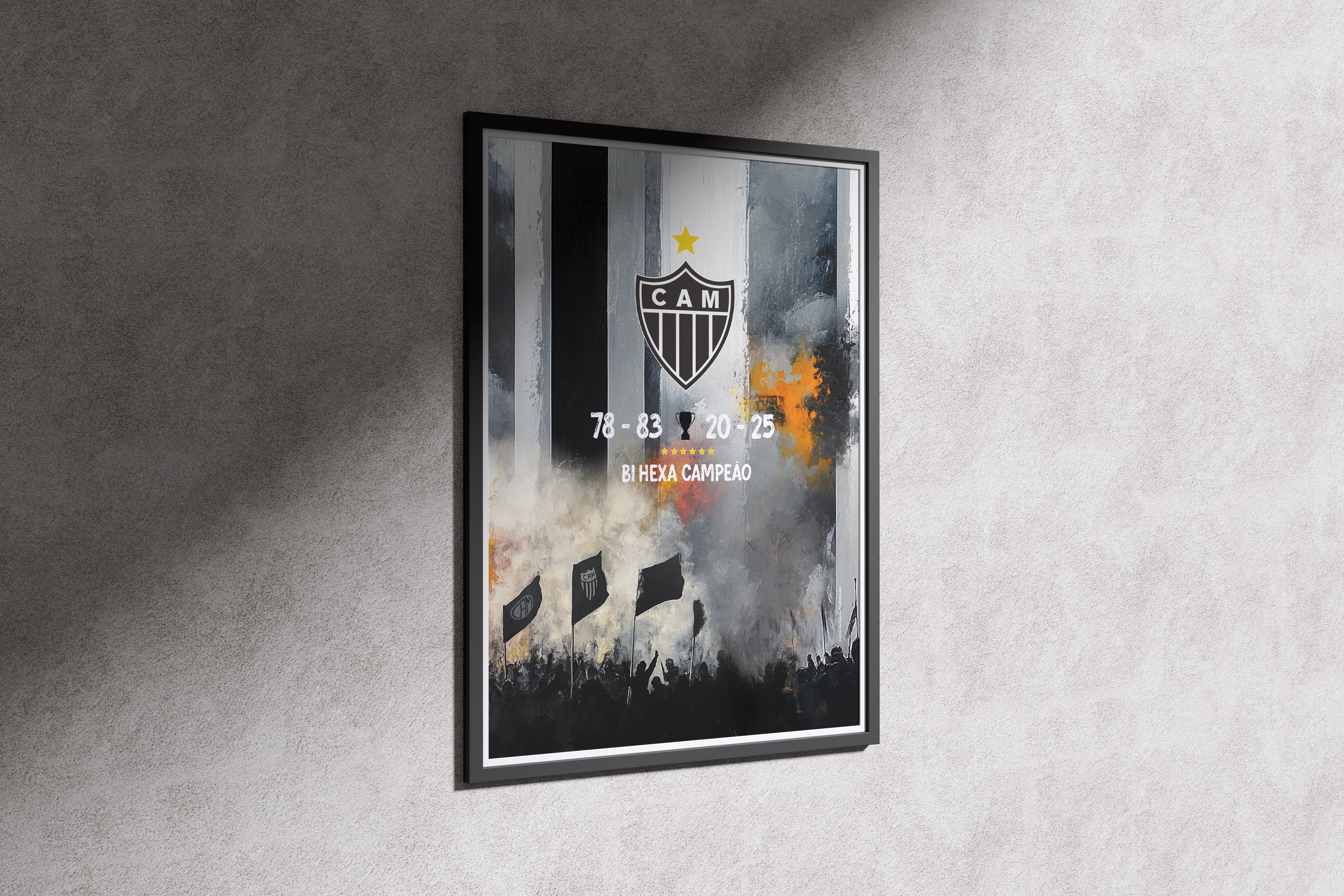 Quadro decorativo Canvas | Torcida - Oficial Atlético Mineiro.