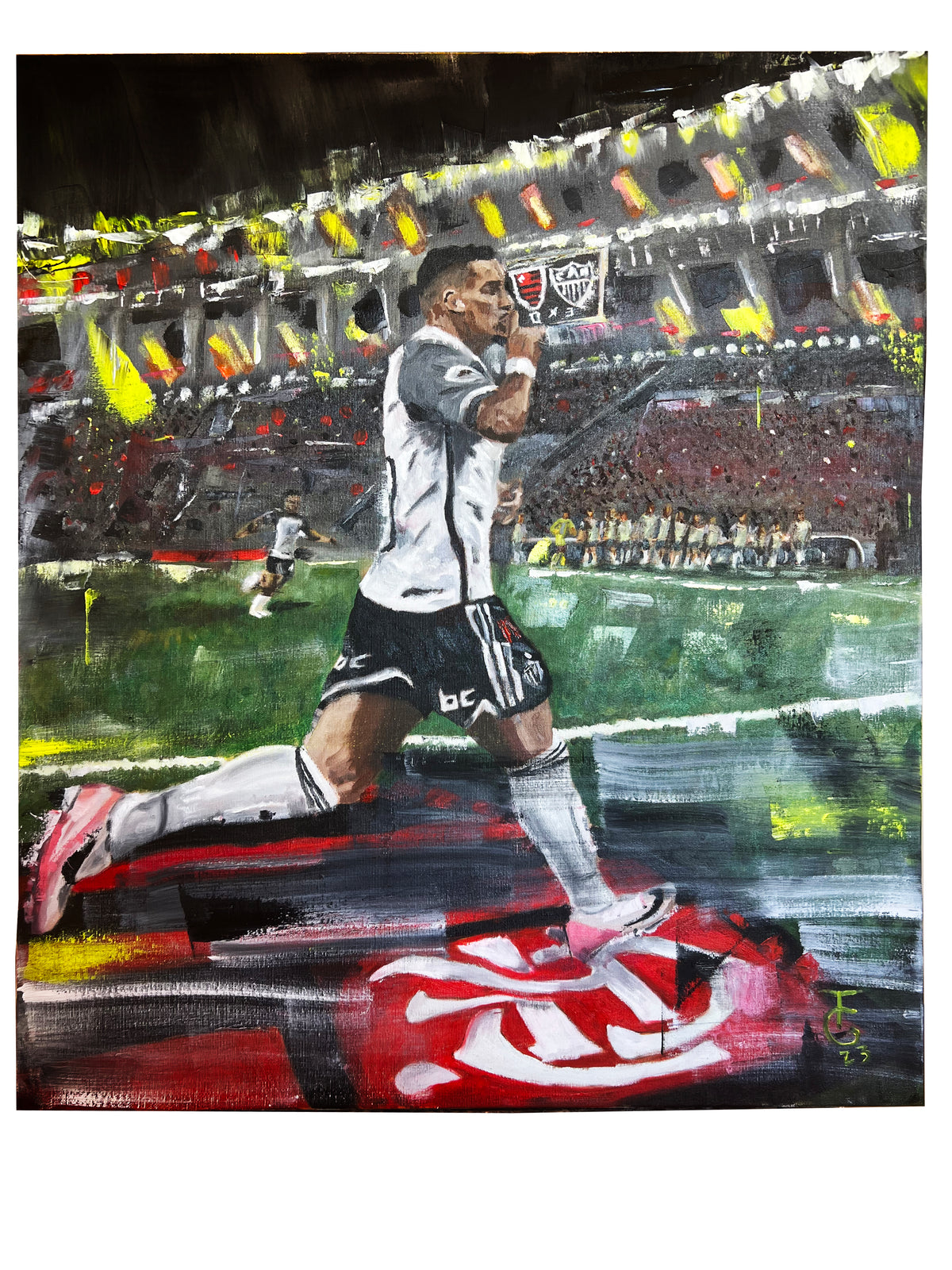 Obras em madeira -  Quadro Massacre