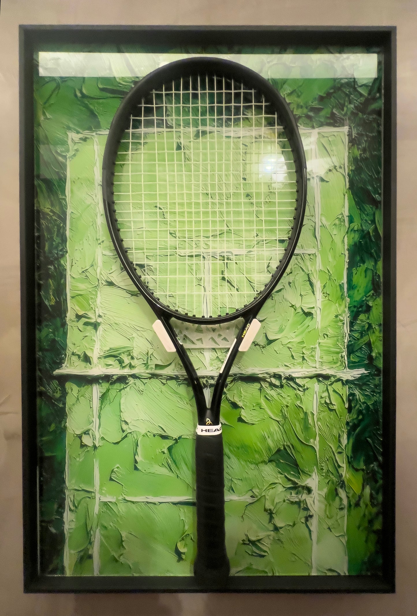 Racket Frame™ | Quadro com Suporte para Raquete de Tênis.