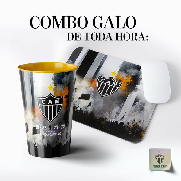 Combo Galo de Toda Hora - Oficial Atlético Mineiro.
