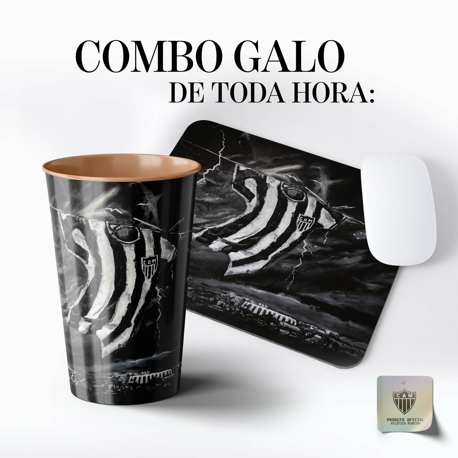 Combo Galo de Toda Hora - Oficial Atlético Mineiro.
