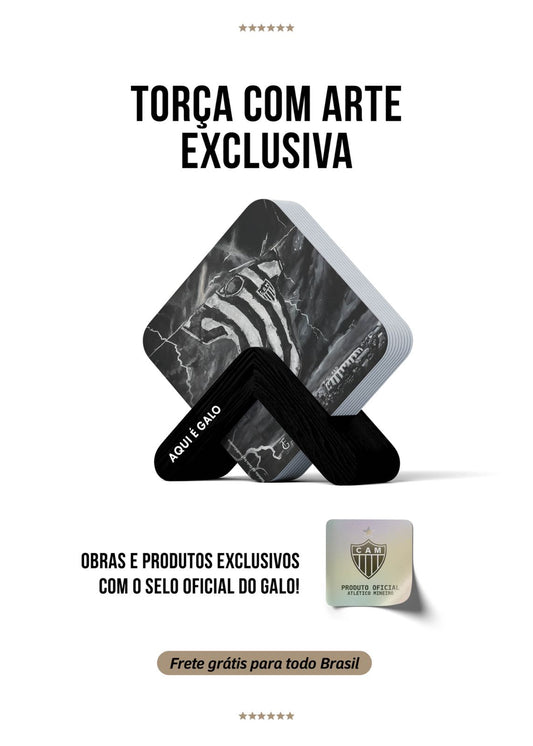 Kit Porta Copo Oficial - Atlético Mineiro