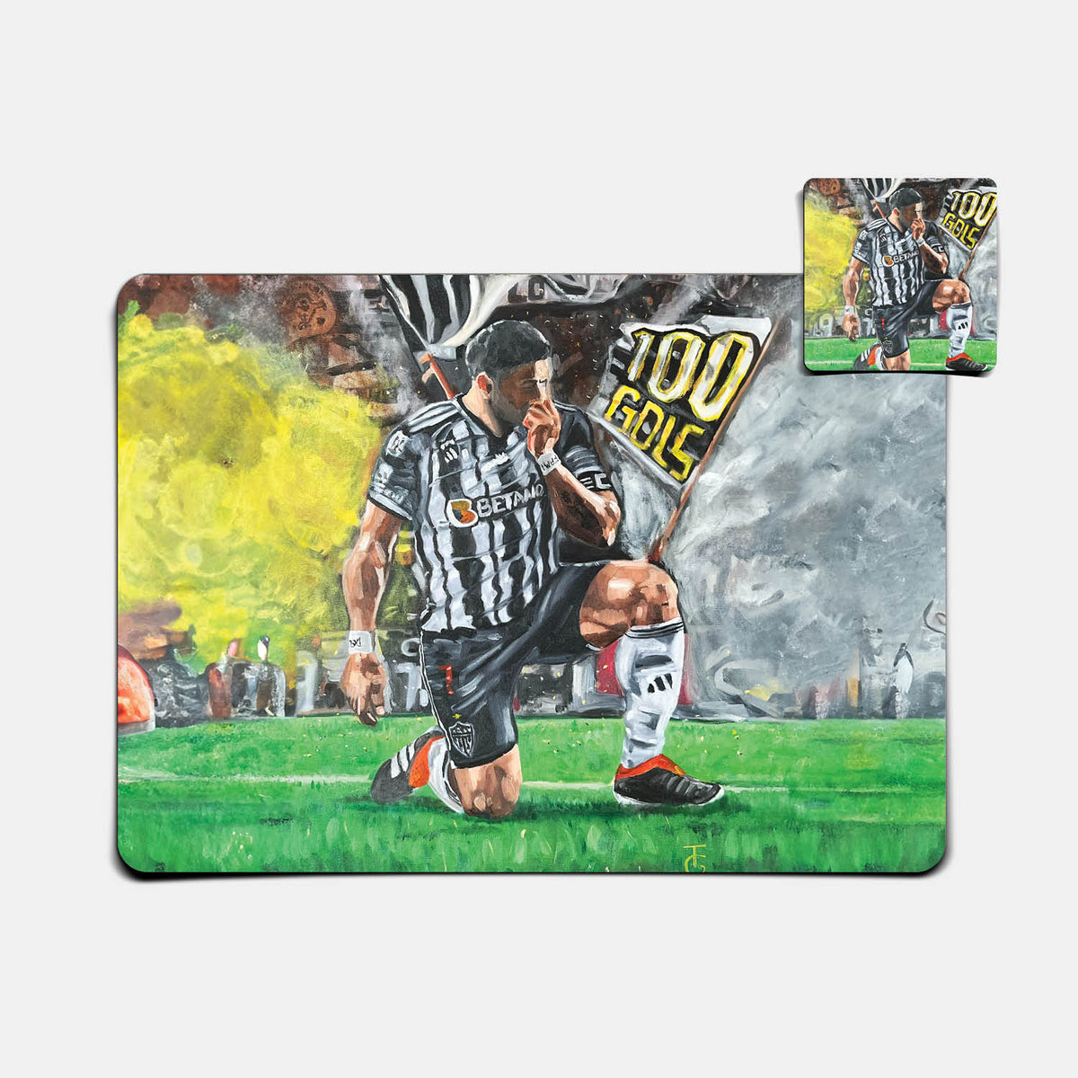 Kit Jogo Americano e Porta Copos | Hulk100