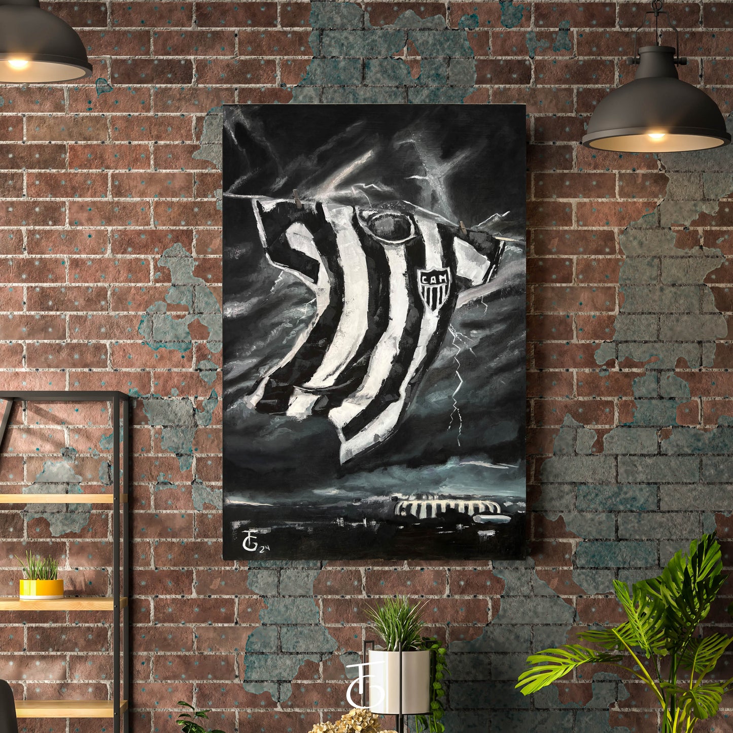 Quadro Decorativo Madeira | Quadro Contra o Vento